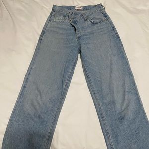Agolde Criss Cross Upsized Jeans - Size 24